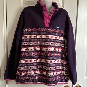 Women’s Fleece Snap Neck Pullover